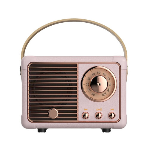 Neuer schwerer Bass hoher Soundqualität langer Akkulaufzeit Bluetooth -Lautsprecher Mini Retro tragbare Audio USB -Festplatte TF Kassette FM Wireless Bluetooth -Lautsprecher geeignet für Apple Huawei Vivo C210 [White]