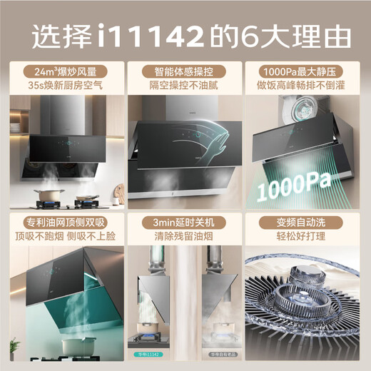 Vatti Offizielle Subvention von 20% Range Hood Official Top Side Range Hood entspricht dem Haushaltsfrequenz -Umbau I11142 Rauchherde mit 5,0 kW mit 5,0 kW einstellbar 73B nicht