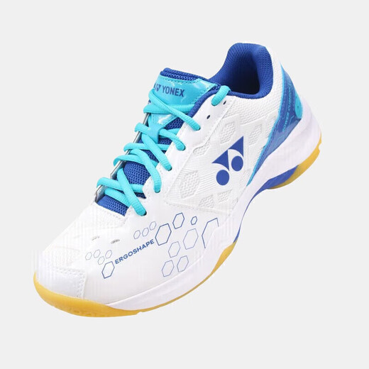 Yonex Yonex bádminton zapatos yy entrenamiento de nivel de entrenamiento imperdible de alimentación para hombres y mujeres shb101cr blanco/azul 43 tamaños