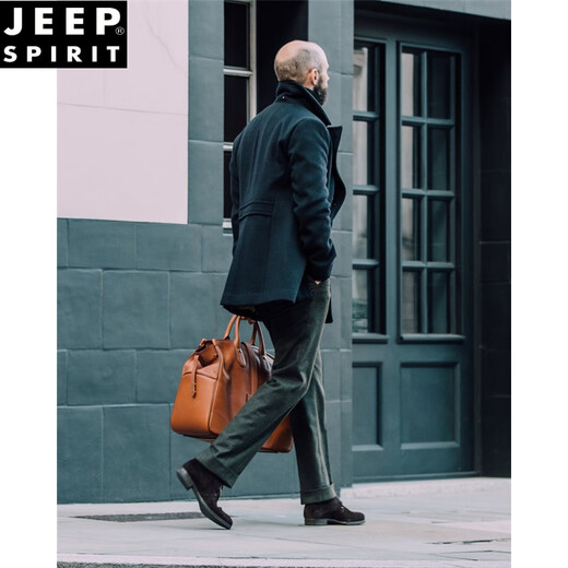 Jeep Spirit American Retro Navy Woolle Mant