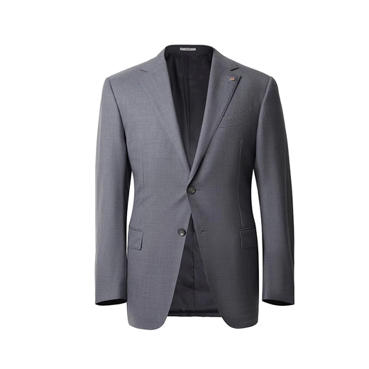 VICUTU men's suit top pure wool skin-friendly spring business casual all-match suit gray 180/100B