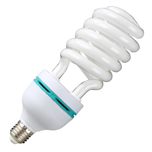 Yuanbo three-color energy-saving lamp E27 screw socket high-brightness white light spiral energy-saving bulb small half screw 20W E27 white light