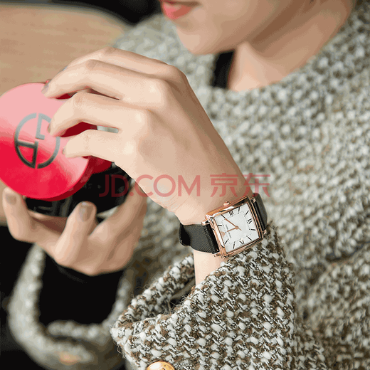 ARMANIAi Ama Watch Ni Women's Watch Small Square Watch Business Casual Fashion Fashion Valentine's Day Birthday Ceremony AR11149