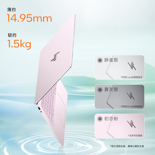 HP Laptop Star Book Pro14 2025 Advanced Edition Government Subsidy 20% High-end Metal Thin and Lightweight Student Female Commercial Office Gaming Laptop Silent Silver Backlit Keyboard Version-Advanced Edition | Metal Flagship Second Generation Ultra5-225H/32G/2.8K Full-Sense Screen Official Standard 1TB Large Capacity Solid State