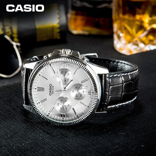 CASIO watch men's sports exam quartz student Japanese and Korean watch as a Christmas gift for boyfriend MTP-1375L-7A