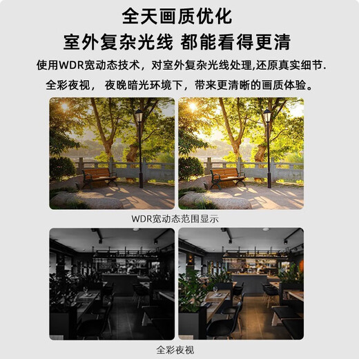 
Sorret 8 million wireless network wifi home camera mobile phone remote monitor 360 degrees without dead angles with night vision panoramic voice automatic rotation to communicate with indoor and outdoor gimbal wireless wifi model (mobile remote + tracking + voice intercom) 30-day loop recording card