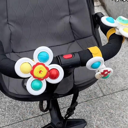 Wenzhi Baby Stroller Pendiente de juguete Mold de viento Mesa de comedor Copa de succión hasta el bebé Educación temprana Los juguetes de comedor pueden morderse al estilo del bosque Zhuanzhuan le Press le Mie Rat Model 3 PAQUETES