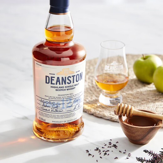 汀思图（DEANSTON）洋酒 苏格兰单一麦芽威士忌酒 原始桶 汀斯顿 原瓶进口 汀思图12年 700mL 1瓶