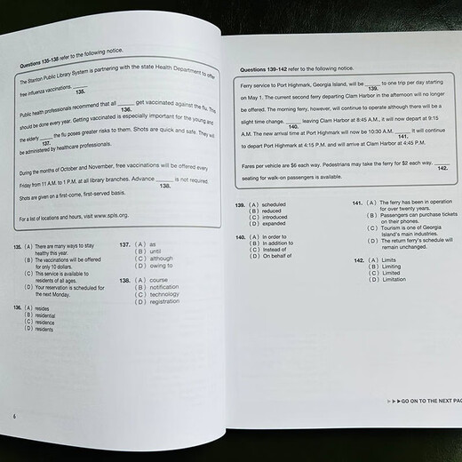 Neue TOEIC-Fragenbank Teil 5 6 TOEIC TOEIC-Test
