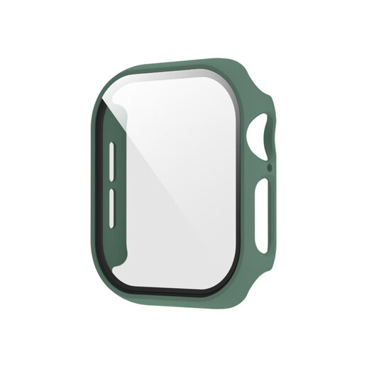 诺启鑫镶钻全包s10适用Apple Watch10s9壳膜保护壳iwatch4/5/6/7/8代硬壳s844mm边框闪钻女生苹果手表套 砂粉/钢化膜一体壳 42mm【iwatch S10】