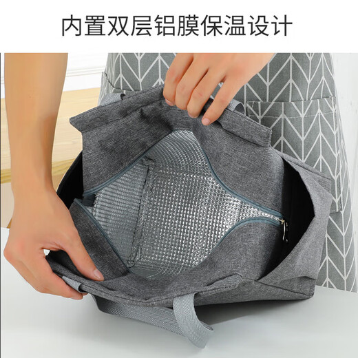 Keimung (Mengen) Doppelschicht Aluminiumfolie Isolationsbeutel Picknicktasche Lunchbox Beutel Bento Bag Bento Bag wasserdicht dicke Reisbeutel