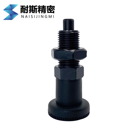 奇立彩定制旋钮柱塞GN617细牙分度销自锁复位型定位柱不锈钢 M12156不锈钢复位