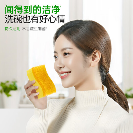 3M Scotch antibacterial anti-scratch dishcloth 5-piece dishwashing sponge scouring pad kitchen absorbent classic rag