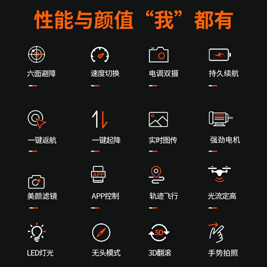 JJR/C非大疆无人机高清专业航拍遥控飞机儿童玩具男孩飞机航模生日礼物
