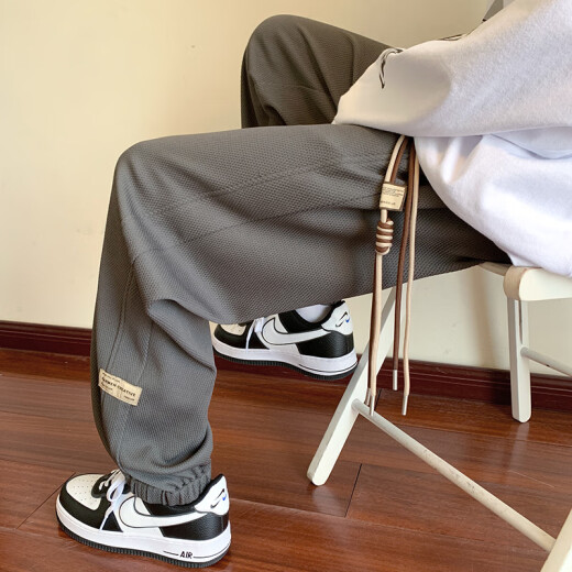 
Disney boys' pants autumn and winter style 2024 new children's sports pants, wardrobe pants autumn clothes, street fashion handsome plush thick casual pants K1049-black+K1049-gray spring and autumn style 2 120cm