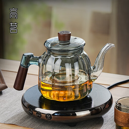 Gaoming 2024 new glass tea and water separation teapot for tea household thickening and high temperature resistance special tea and boiling water teapot