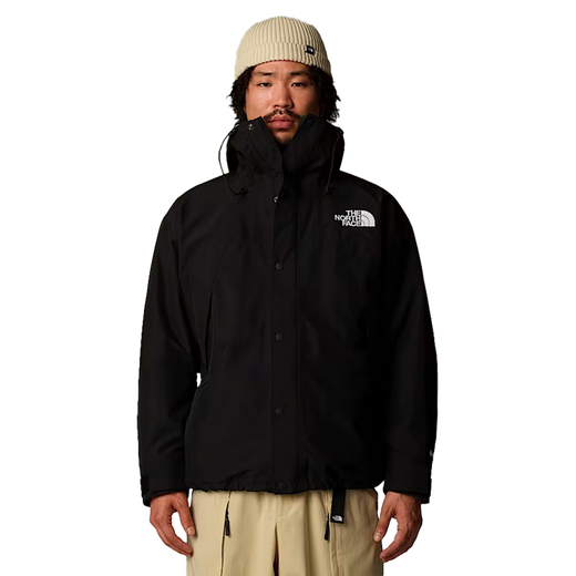 North Face American version men's Mountain high-end hard shell jacket GTX waterproof breathable autumn and winter outdoor windproof warm jacket 4HF-Black L