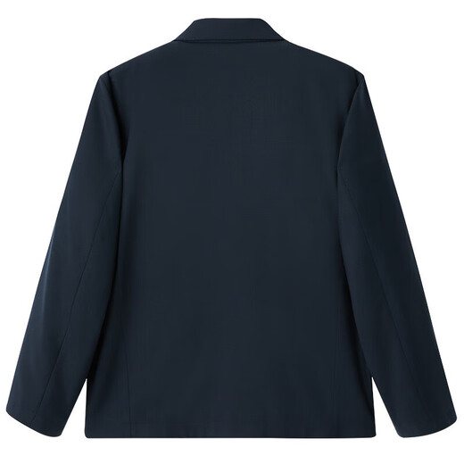 Jinlilai Jacke Jacke Herren Frühling [Maschinenwaschwolle] Warm Executive Revers Reach Business Commuter Jacke Marine Blue-95 L