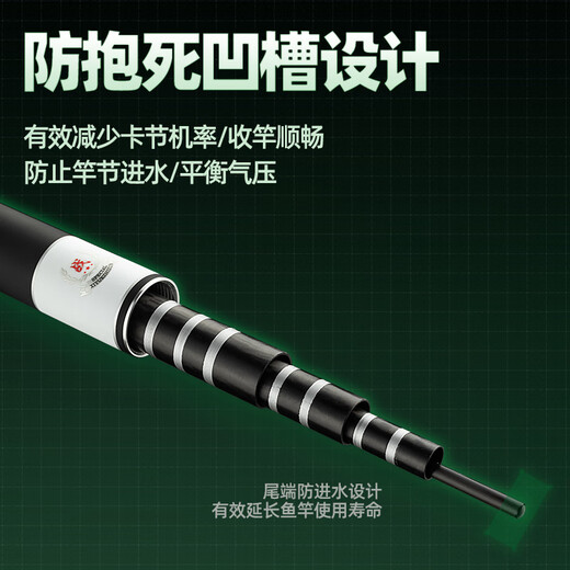 Guangwei (GW) 5.4-meter fishing rod hand rod water color good time war second generation ultra-light and ultra-hard 28-tone fishing rod comprehensive large silver carp and bighead carp rod