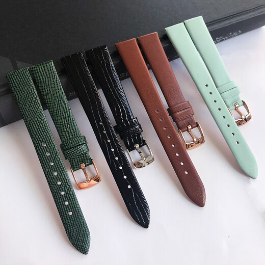 Applicable à Armani Original Watch AR11149 / 11148/80028/11302 STRAP FEMME COHIDE FEMME ORIGINAL Black Lizard Pattern 11148 14 mm