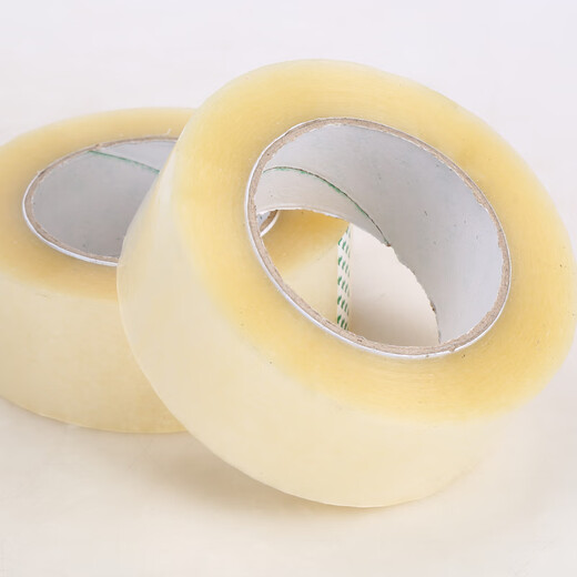 
Meiyiyang transparent tape express packaging special customized packaging large roll sealing tape paper fabric manufacturer whole box whole box wholesale 45 thick width 20 long 12054 rolls transparent yellow