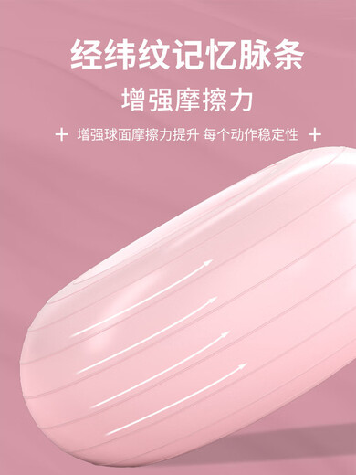 Zailu Donut Yoga Ball Thickened Explosion-proof Exercise Pregnant Women Postpartum Training Repair Apple Small Ball Pilates Fitness Ball Donut-Violet with Pump