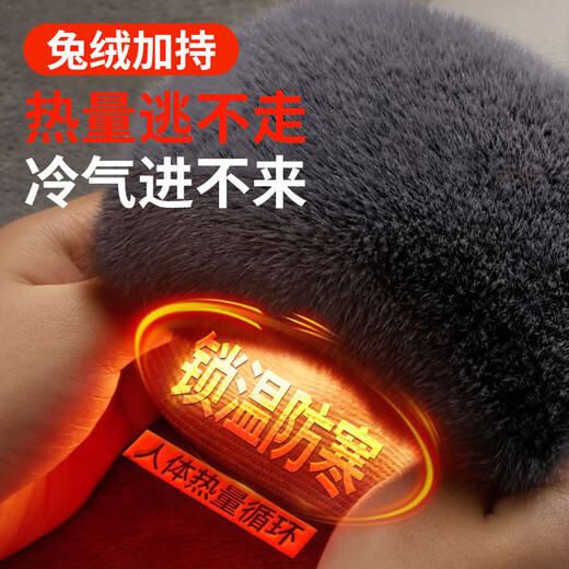 Pioneer Sports Knee Pads to Warm Old Cold Legs, Knee Pain, Synovitis, Joint Pain, Plus Velvet Meniscus for Men and Women to Prevent Cold, Rabbit Velvet Knee Pads | Warm and Cold Protection, One Pair, One Size Fits All | Suitable for 80-200 Jin Jin is equal to 0.5 kg