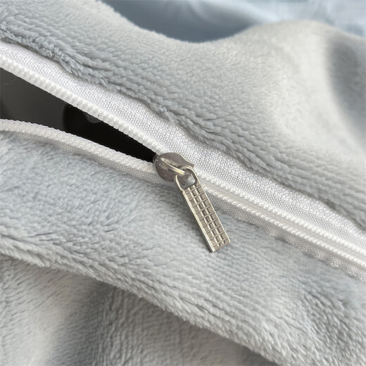 Huixun Jingdong's own brand carved milk velvet four-piece set thickened warm anti-static quilt cover winter three-piece set Feifeiwu-baby blue + star gray 1.5/1.8m bed sheet style four-piece quilt cover 2*2.3m