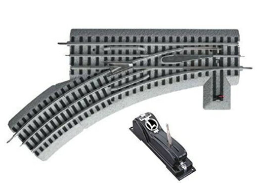 Lionel O-type track remote control switch LH left model train accessories children's toys plastic