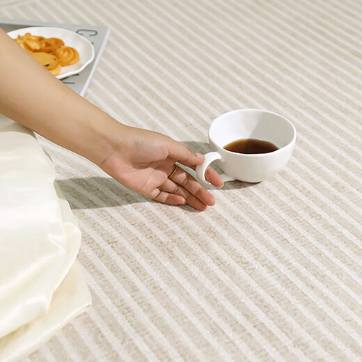 
Lei'ao leerout living room carpet 2025 new creamy air waterproof and washable wipeable light luxury high-end bedroom Qingyu 16779 230cm*160cm