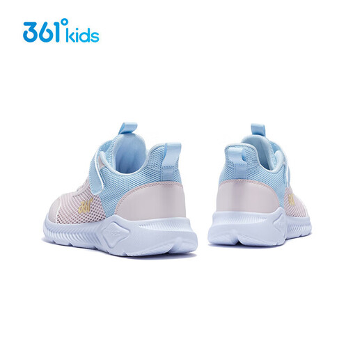 361°童鞋 儿童跑鞋2025夏男女童透气轻便校园鞋轻弹跑鞋 粉34