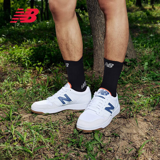 NEW BALANCE NB官方板鞋男鞋女鞋时尚休闲运动百搭运动鞋BB480L系列 白色/浅灰色 BB480LFD 42 (脚长26.5cm)
