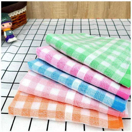Shantoulin Village Shanghai reine Baumwolle 1048 Sommer Mercury Handtuch Badegesicht Marke Handtuch Plaid Plaid dünner Streifen 1048 Mercury Handtuch zufällige verschiedene Farben 84x35m