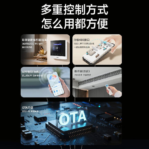 Haier 20% national subsidy Xiaohonghua series variable frequency central air conditioning duct machine one-to-one living room household formaldehyde removal self-cleaning first-level energy efficiency embedded 3 HP first-level energy efficiency net power saving Plus/APF4.75