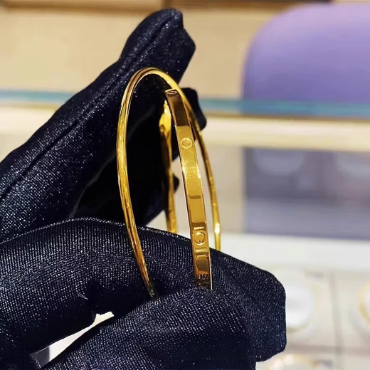 Reza Old Phoenix Gold Store Gold Double Circle Bracelet Retro Plated 5G Imitation Gold Dot Bracelet Solid Simple 999 Circle Bracelet