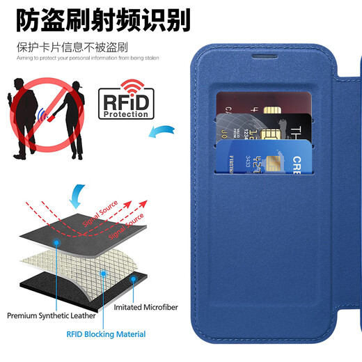 Lebeilian suitable for iPhone16 mobile phone case flip leather case Apple 16promax anti-fall magnetic gold shield business 16plus men and women new electroplating soft edge internet celebrity trendy brand Apple 16ProMax dark purple flip leather case