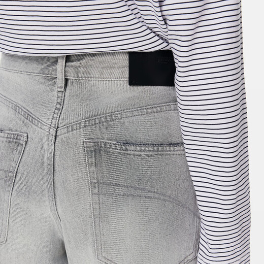 Jiangnan Buyi (Jnby) [Même style dans le centre commercial] 24 AUTOMNE NOUVEAU PRODUIT DENIM PANTAL LOBE LEG-LEG 5O9E12530 959 / DENIM GREN ÉCLAIR