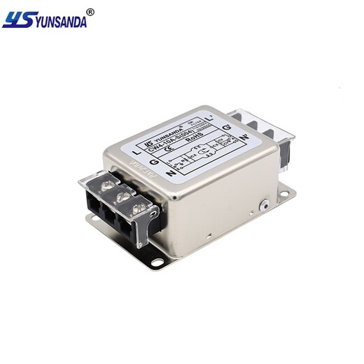 YUNSANDA single-phase 220v AC electromagnetic interference purifier EMI power filter CW4L2-10A-S (004) CW4L2-6A-S (004) bipolar single-phase 220V filter