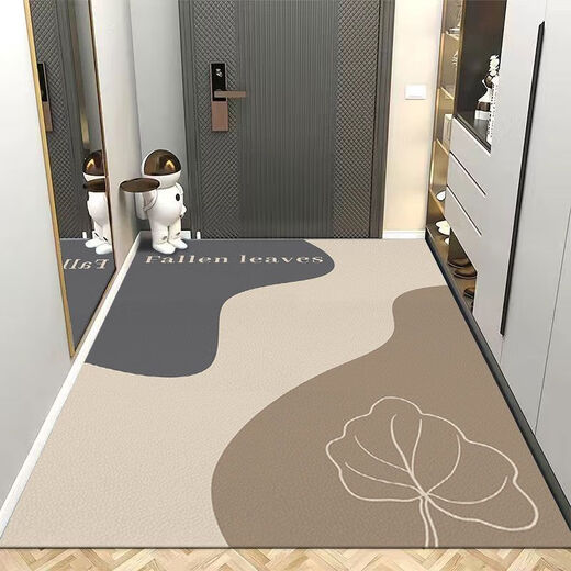 Yingzhu'er Nordic entrance door floor mat pvc wipeable no-wash door mat waterproof anti-fouling door mat stain-resistant anti-slip carpet SOY-Rihui pvc-vertical version 60*120CM