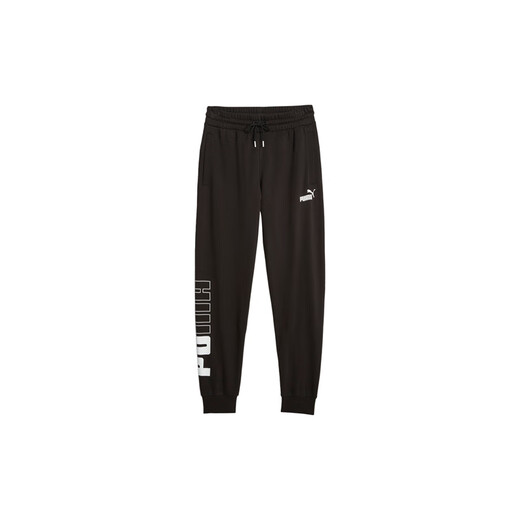 PUMA loose printed sports trousers and sweatpants men's new winter casual knitted pants 679607 black-01 XL (185/82A)