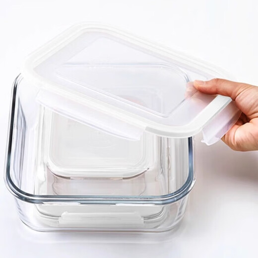 Llock de vidrio Corea de vidrio templado coreano Almacenamiento de refrigerador sellado almacenamiento a prueba de agua fresca
