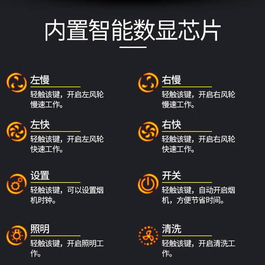 惠普好太太【上门安装】家用侧吸式厨房抽油烟机出租屋小型双电机壁挂式吸油烟机自动清洁脱排烟机 72cm五键触摸自动清洗25m³+上门安装 全国联保 售后无忧