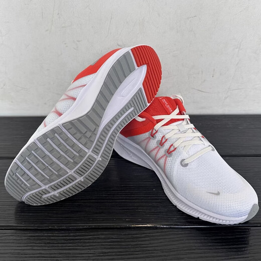 Nike (nike) повседневная обувь мужская обувь Summer Quest4 Steshable Sneakers Модные легкие износостойкие кроссовки DA1105-100 Белый волк серый красный 43