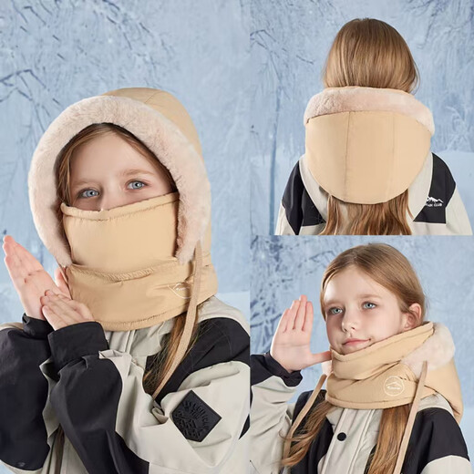 Yishi Winter Chauffle Lei Feng Hat à la protection de l'oreille pour femmes et la protection contre l'oreille en polaire épaissie du masque à froid Chapere intégré du chapeau de cyclisme imperméable
