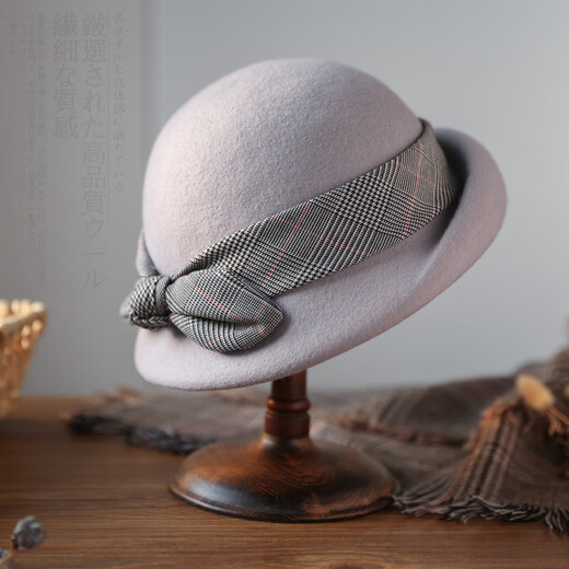 Hengyuanxiang Wolle Hut Frauen Herbst und Winter Vielseitige Baskenmütze Frauen Französische Retro Wolle Hut Elegante Top-Hut Frauen Dunkelkamel M (geeignet für Kopfumfang 55-57 cm)
