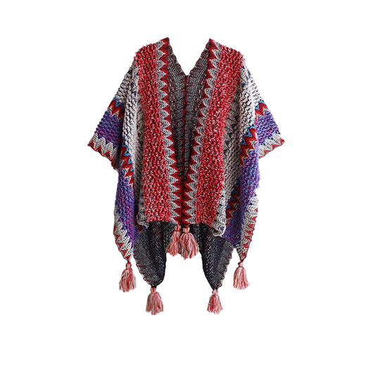 
Female shawl with a female shawl with Yunnan Lijiang Qinghai Xinjiang Tibetan ethnic style tourism cloak cloak blanket scarf for women shawl [red rose splicing]