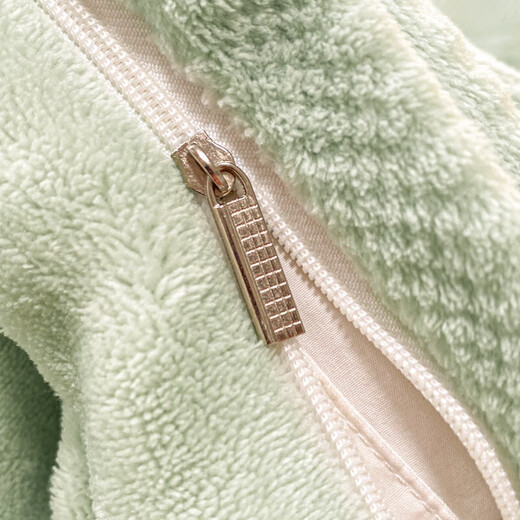 Jialiya juego de cama de cuatro piezas terciopelo de leche invierno terciopelo de doble cara más fundas de almohada gruesas de terciopelo, sábanas ajustables, fundas de edredón, juego de sábanas de cuatro piezas, patrón de pata de gallo-verde, juego de sábanas de cuatro piezas/funda de edredón 200*230