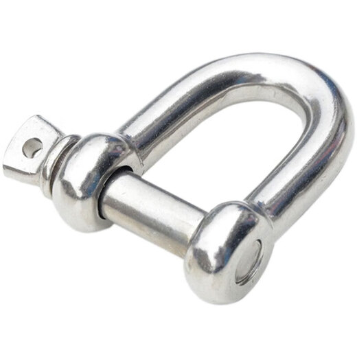 Wenstan WSX67 304 stainless steel D-shackle d-shaped lifting shackle rigging National standard marine U-shaped horseshoe-shaped hook hook lug M12 [load bearing 880 kilograms Jin [Jin equals 0.5 kilograms]]