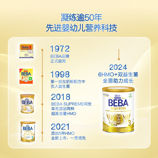 Nestlé Germany Beba Supreme Infant Milk Powder 3 stage 12 months or more 830g