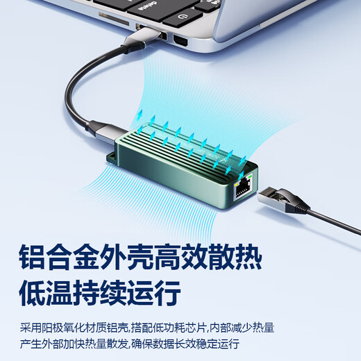 DIEWU10G network card USB3.2 network cable transfer interface 10000Mbps high-speed typec Gigabit rj45 wired converter 2.5Gwin10 11 laptop desktop computer Type-C to network port 10G 10G TXA402